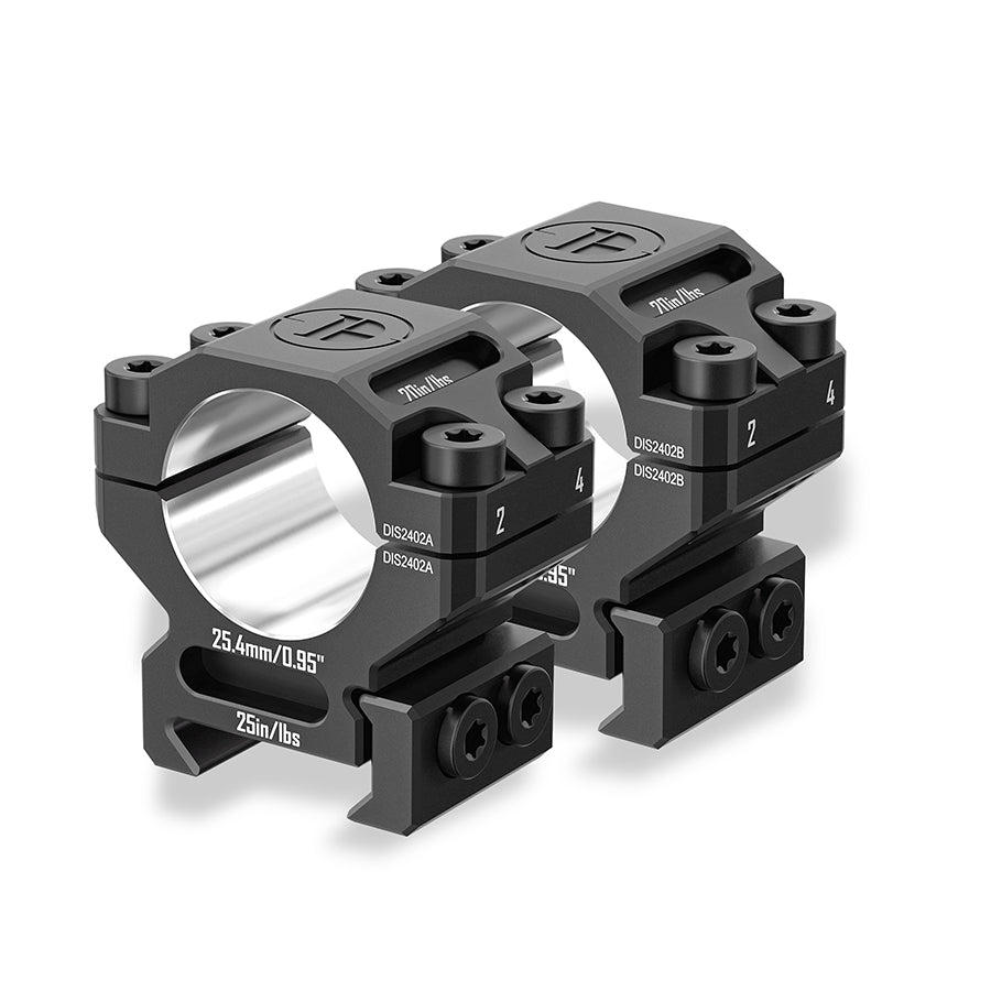 6061 Series Aluminum Scope Rings - 25.4mm/30mm/34mm/35mm Scope Mount for Picatinny Rail