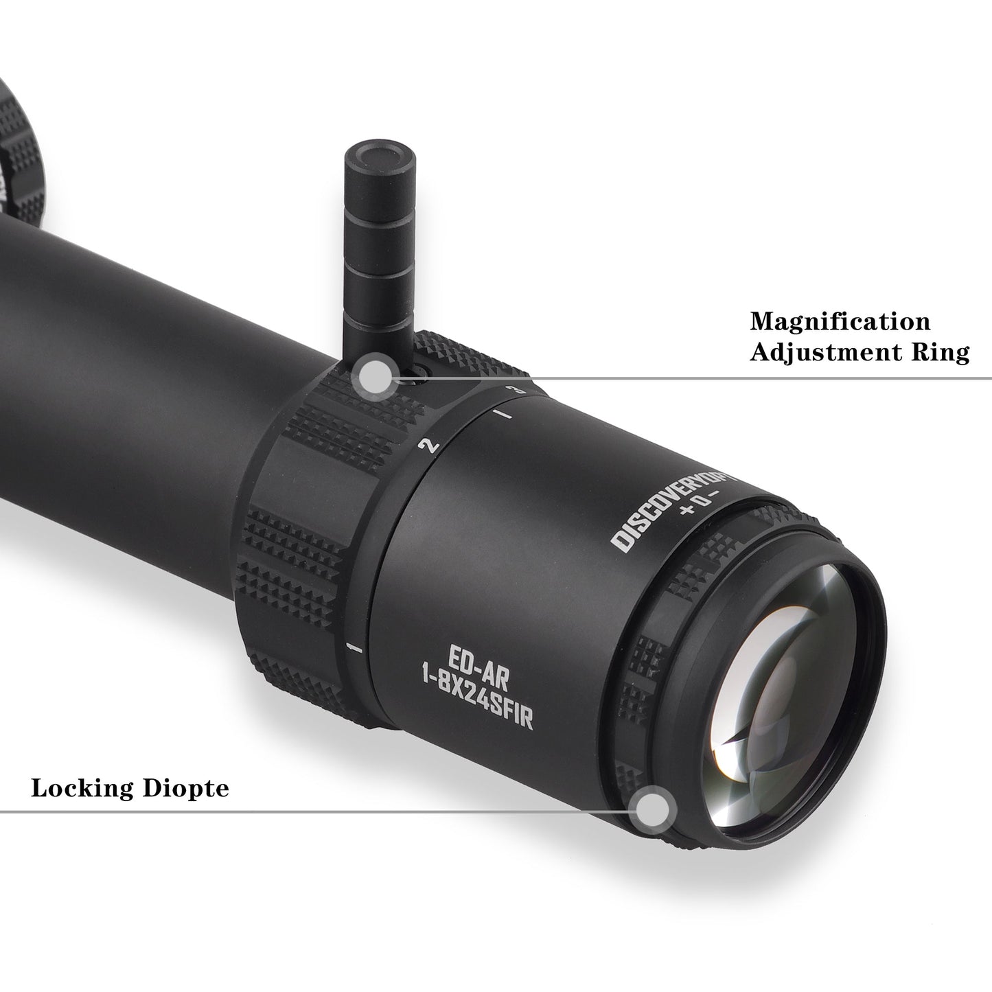 ED-AR 1-8X24SFIR FFP-MRAD Diameter:34MM Optics Scope