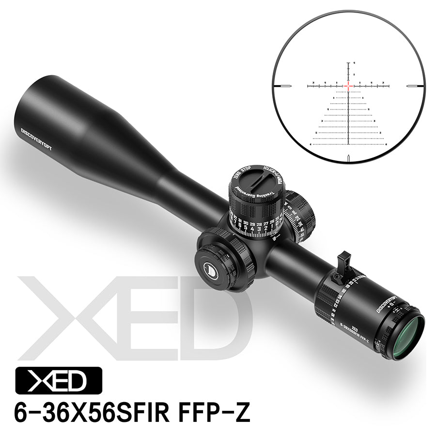 XED 6-36X56SFIR FFP-MRAD/MOA-ZERO STOP Diameter:35MM Optics Scopes