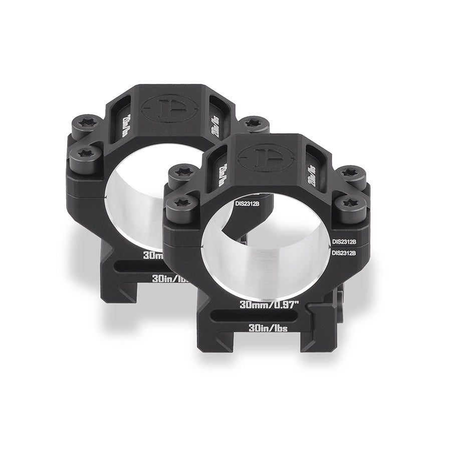 7075 Series Aluminum Scope Rings - Medium Profile 34mm Scope Mount for Picatinny Rail - DiscoveryOpt Rifle Scopes-UK -