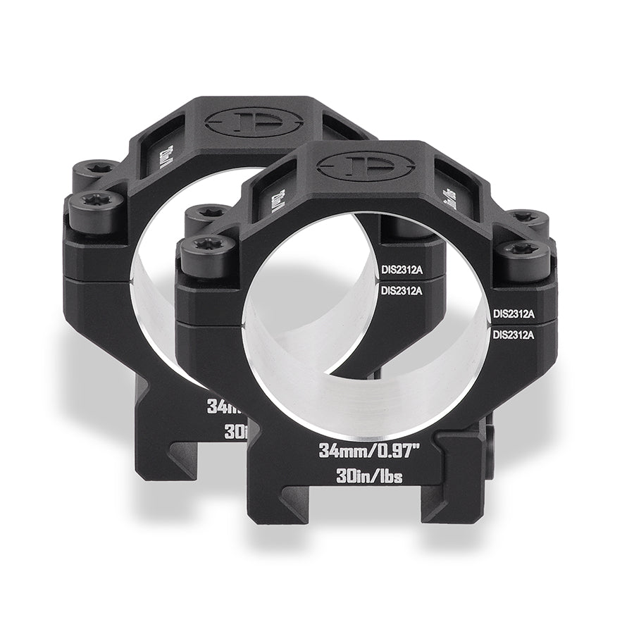 7075 Series Aluminum Scope Rings - 25.4mm/30mm/34mm/35mm Scope Mount for Picatinny Rail