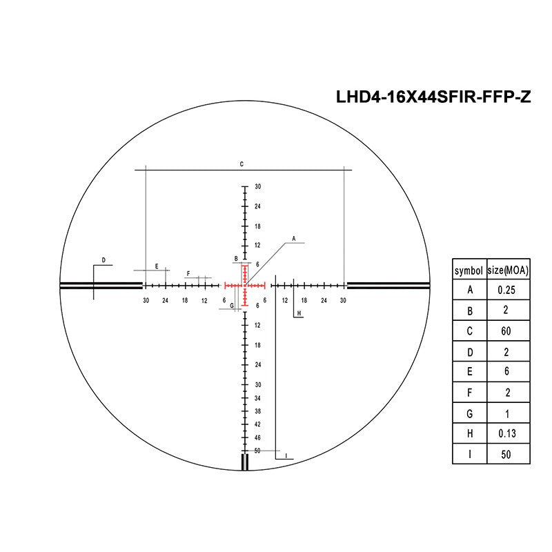 LHD-NV 4-16X44SFIR SFP and FFP illumination Optics Scope - DiscoveryOpt Rifle Scopes-UK -