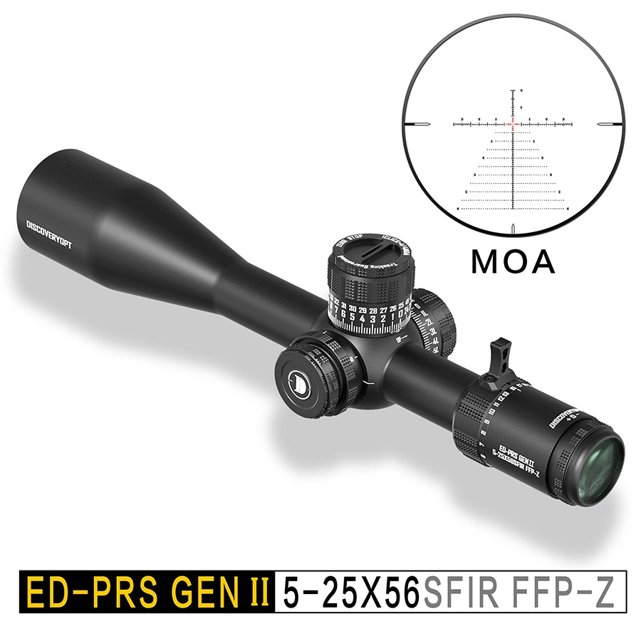 ED-PRS GENⅡ 5-25X56SFIR FFP-MRAD/MOA-ZERO STOP Diameter:34MM Optics Scopes
