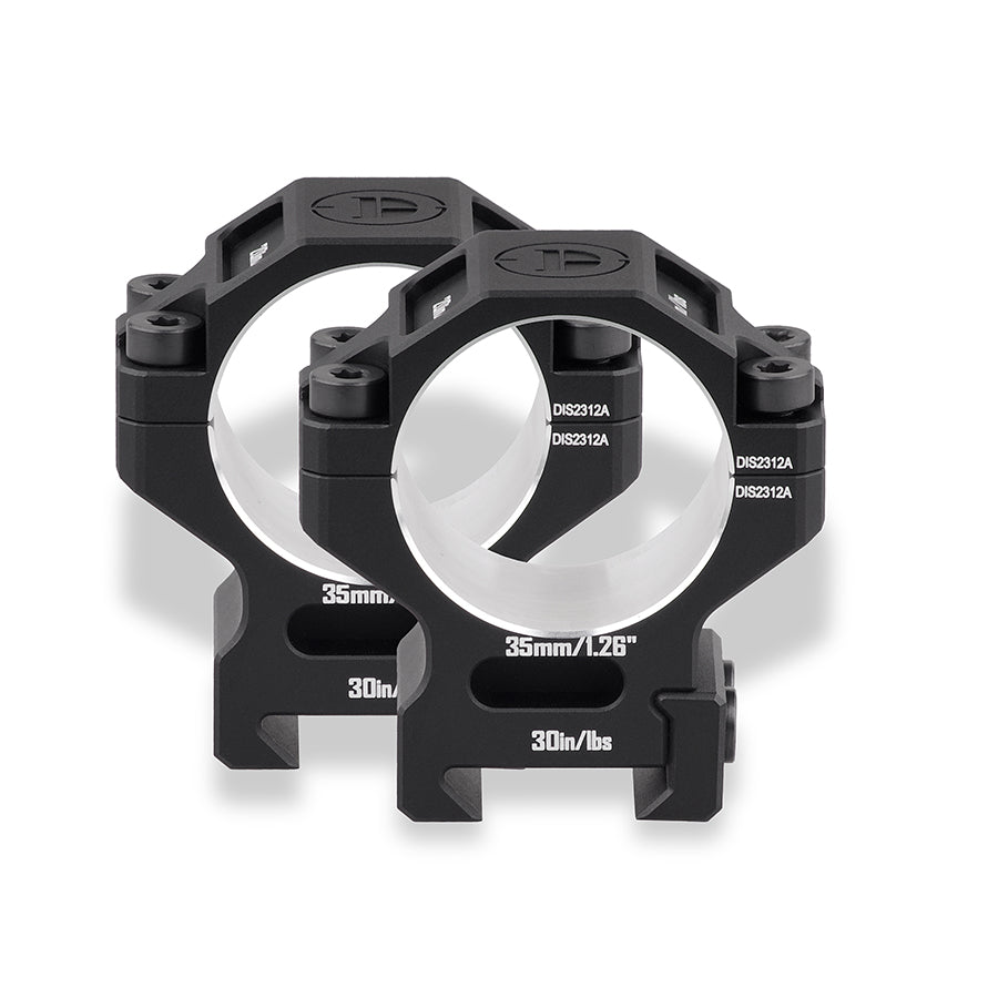 7075 Series Aluminum Scope Rings - 25.4mm/30mm/34mm/35mm Scope Mount for Picatinny Rail