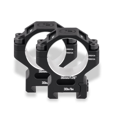 7075 Series Aluminum Scope Rings - 25.4mm/30mm/34mm/35mm Scope Mount for Picatinny Rail