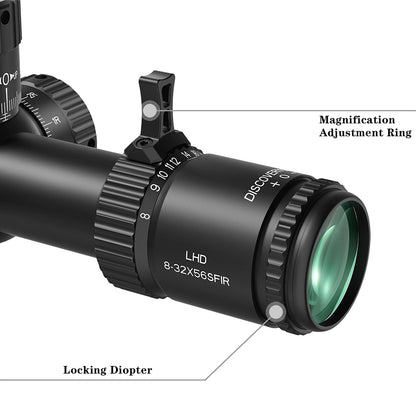 LHD 8-32X56SFIR FFP-Z-MRAD/MOA Diameter:34MM Optics Scopes