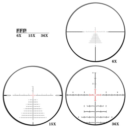 XED 6-36X56SFIR FFP-MRAD/MOA-ZERO STOP Diameter:35MM Optics Scopes