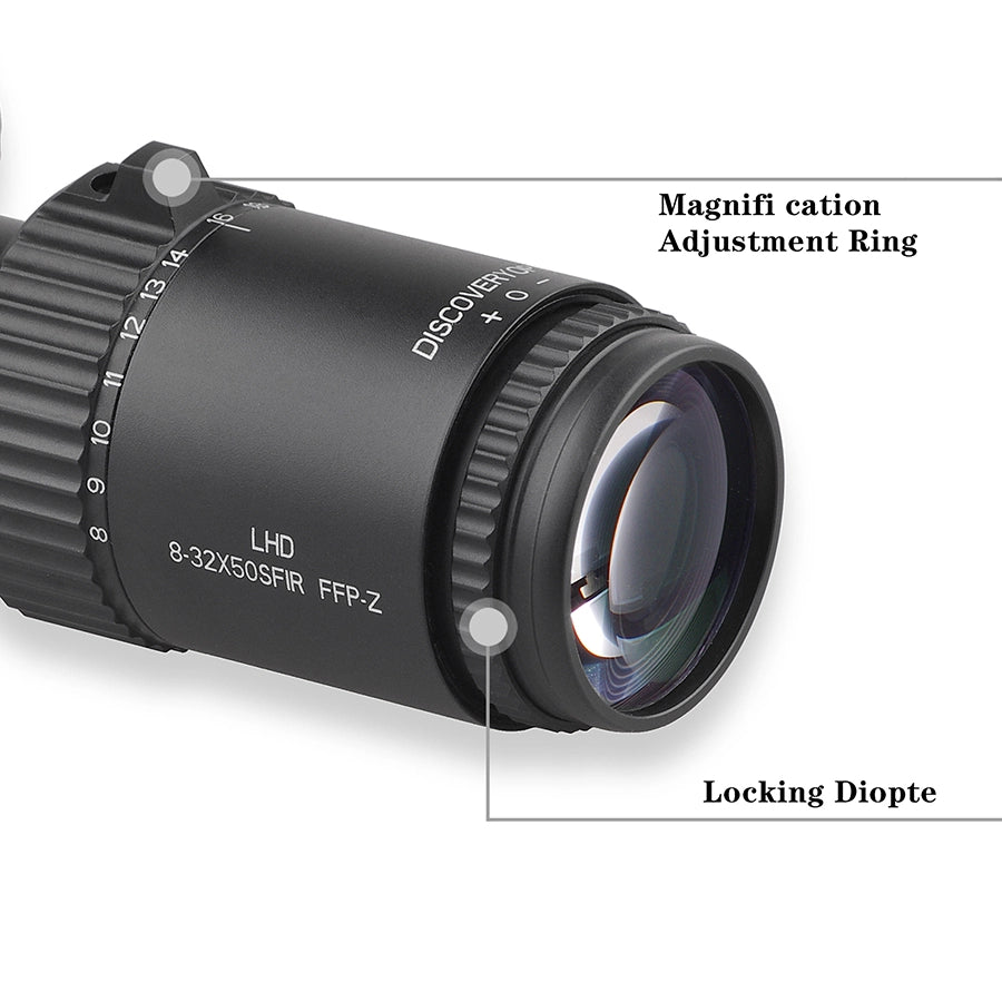 LHD 8-32X50SFIR SFP-L-MOA Tube Diameter:30MM Optics Scopes