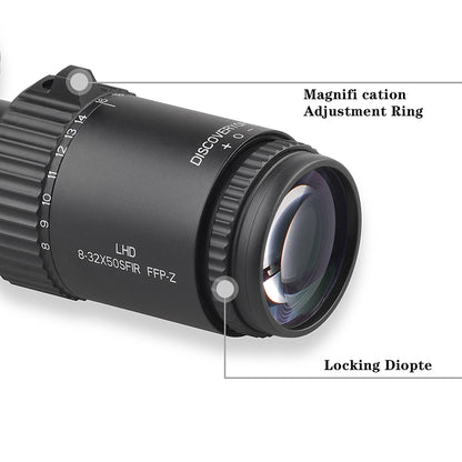 LHD 8-32X50SFIR SFP-L-MOA Tube Diameter:30MM Optics Scopes