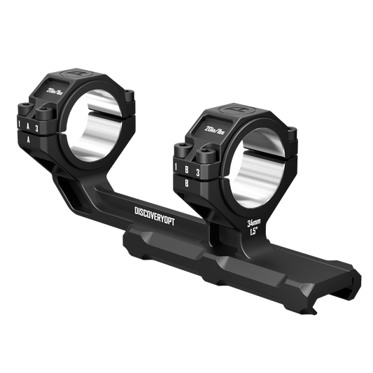 Multi-Compatible Cantilever Scope Mounts | One-Piece 0MOA 30MM/34MM Tube for Picatinny Rail