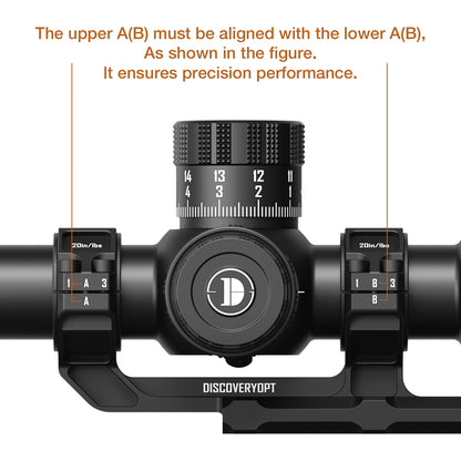 Multi-Compatible Cantilever Scope Mounts | One-Piece 0MOA 30MM/34MM Tube for Picatinny Rail