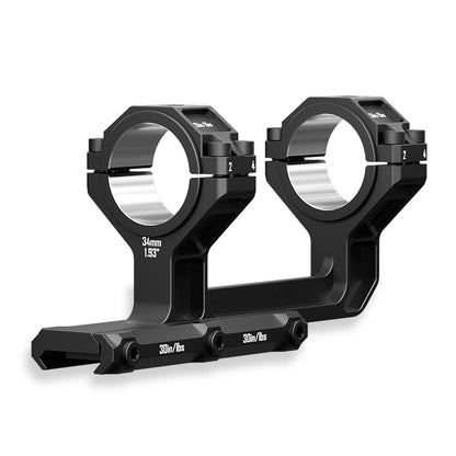 Multi-Compatible Cantilever Scope Mounts | One-Piece 0MOA 30MM/34MM Tube for Picatinny Rail