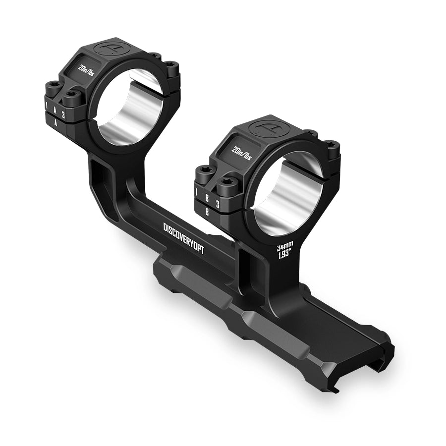 Multi-Compatible Cantilever Scope Mounts | One-Piece 0MOA 30MM/34MM Tube for Picatinny Rail